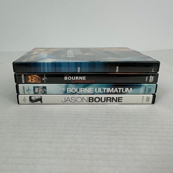 Jason Bourne DVD Movie Collection Lot of 4 Identity Supremacy Ultimatum - Picture 2 of 7